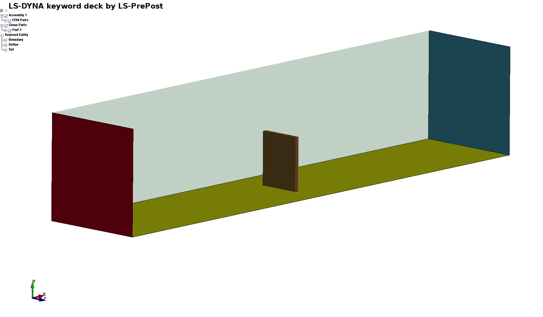 Geometry of fluid domain